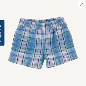 The Beaufort Bonnet Company Blue and Green Plaid Shorts